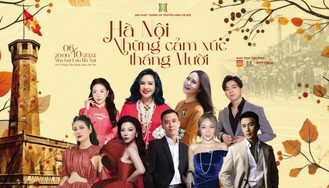 NSND Thanh Lam, NSND Mai Hoa biểu diễn chương trình "Hà Nội - Những cảm xúc tháng Mười" - Ảnh 1.