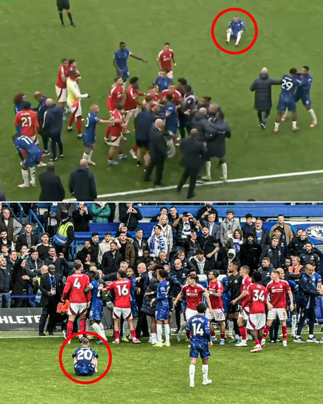 Cole Palmer sắm vai 'người ngoài cuộc' trong vụ cầu thủ Chelsea ẩu đả, fan thích thú tìm lý do - Ảnh 1.